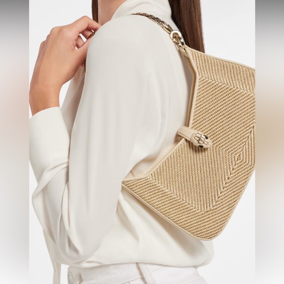 *NIB* Bulgari Serpenti Forever, Chevron & Leather - Picture 3 of 15